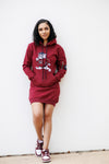 Embroidered SC State Hoodie Dress