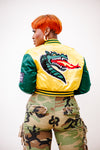 UAB Blazers Limited Edition CROPPED Satin Jacket