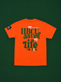 FAMU "MY HBCU SAVED MY LIFE" tee in Orange