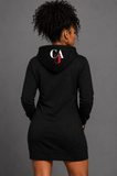 Embroidered Clark Atlanta Hoodie Dress (PREORDER)