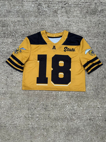 Alabama State Cropped Established Date Jersey in GOLD