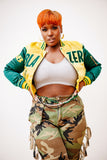 UAB Blazers Limited Edition CROPPED Satin Jacket