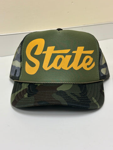 ASU "STATE" Trucker Hat (CAMO)