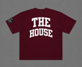 Morehouse THE HOUSE Tee in MAROON