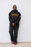 Tuskegee "Big TU" Hoodie in Heathered Black