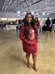 Embroidered AAMU Hoodie Dress