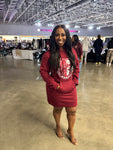 Embroidered AAMU Hoodie Dress