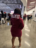 Embroidered AAMU Hoodie Dress