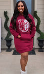 Embroidered AAMU Hoodie Dress