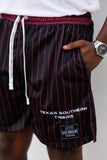 Texas Southern Pinstripe Shorts Black