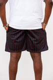 Texas Southern Pinstripe Shorts Black