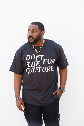 Do It For Culture V3 PREMIUM Tee in Black