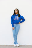 Tennessee State Cropped "Big Logo" Hoodie in Royal