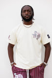 Texas Southern "TSU All Over" Tee in Natural (PREMIUM)
