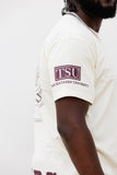 Texas Southern "TSU All Over" Tee in Natural (PREMIUM)