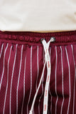 Texas Southern Pinstripe Shorts Maroon