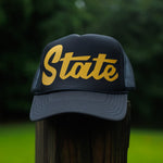 ASU "STATE" Trucker Hat (Black)