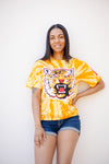 Grambling Tigers Tie Dye Tee (Yellow)