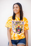 Grambling Tigers Tie Dye Tee (Yellow)