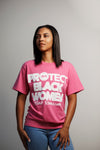 Protect Black Women V2 Tee in Heather Sangria