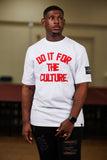 Heavyweight PUFF PRINT Culture Tee White/Red (Premium Tee)