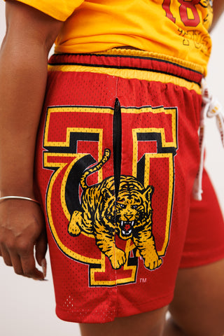 Tuskegee Big Logo Shorts (Crimson)