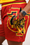 Tuskegee Big Logo Shorts (Crimson)