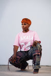 Say It To My Face 24 tee in Pink