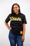 ASU "State" Tee in Black