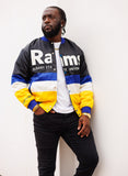 Albany State Retro Striped Satin Jacket