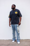 UAPB Golden Tigers Premium Chenille Acid Washed Tee