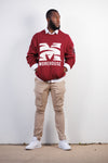 Embroidered Morehouse Crew in Maroon