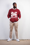 Embroidered Morehouse Crew in Maroon