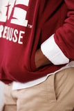 Embroidered Morehouse Crew in Maroon