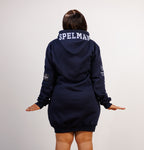 Embroidered Spelman Hoodie Dress