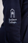 Embroidered Spelman Hoodie Dress