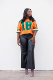 FAMU Cropped Established Date Jersey (ORANGE)