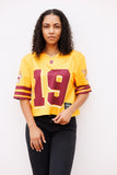 Bethune-Cookman CROPPED Established Date Jersey in GOLD