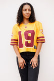 Bethune-Cookman CROPPED Established Date Jersey in GOLD