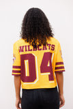 Bethune-Cookman CROPPED Established Date Jersey in GOLD