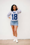 JSU Established Date Jersey Crew in Heather Gray