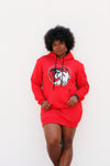 Embroidered Winston Salem State Hoodie Dress