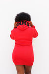 Embroidered Winston Salem State Hoodie Dress