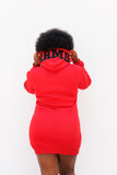 Embroidered Winston Salem State Hoodie Dress