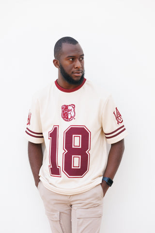 AAMU Bulldogs Established Date Jersey in Cream