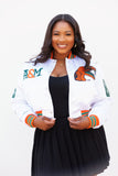 FAMU Limited Edition Cropped Satin Jacket (Preorder)