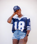 Jackson State Established Date Womens Crop Jersey
