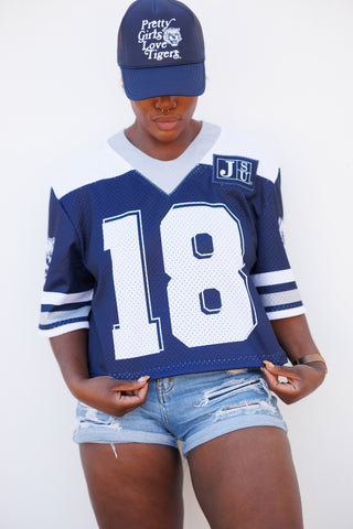 Jackson State Established Date Womens Crop Jersey