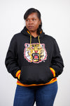 Grambling Embroidered Hoodie in Black