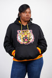 Grambling Embroidered Hoodie in Black